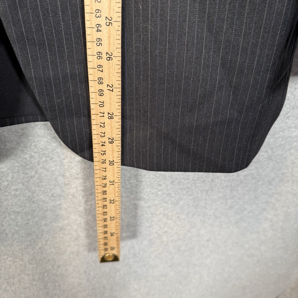 Lauren ralph lauren suit mens 40s gray pinstripe 22x30 and 32x27 tuxedo two - Picture 8 of 15